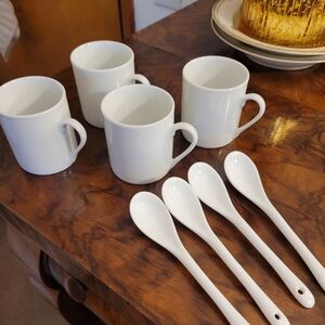 Demitasse Cups And Spoons